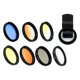 thumbnail image 2 of Juego de lentes Coral con clip para teléfono, portátil, 7 colores, universal, 32 mm, graduado, 2 of 9
