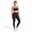 Black-X-Small, variant on Color Block Double Layer Workout Set for Women, Black, X-Small