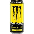 thumbnail image 3 of Monster Rehab Variety: Peach Tea and Lemonade 15.5oz (Pack of 16), 3 of 4
