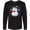 AB-Black, variant on Inktastic Holiday Snowman Long Sleeve T-Shirt