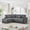 Grey, variant on YWEN 93" L-Shaped Sectional Sofa Reversible Chaise Lounge Corduroy Upholstered 3-Seat Couch with Plywood Frame and Rubber Wood Legs for Living Room Apartment Modern Design