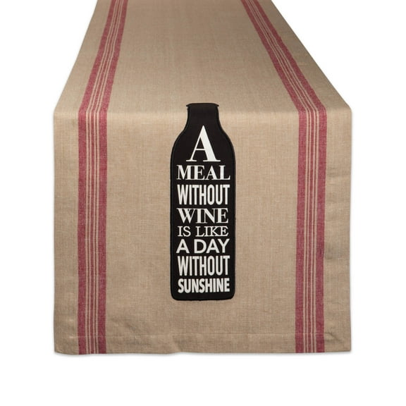 DII Wine & Sunshine Table Runner 14x72