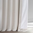 thumbnail image 6 of Signature Caravan Beige Faux Linen Blackout Curtain (1 Panel), Caravan Beige, 50W X 120L, 6 of 6