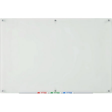 Audio-Visual Direct Frosted Glass Dry-Erase Board Set - 39 1/2 x 59 Inches - (Non-Magnetic)