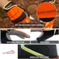 thumbnail image 7 of SAFE HANDLER Reflect Pro High Visibility Work Gloves Firm Grip Adjustable Wrist Comfortable Safety Gloves Gray Orange L XL 1 Pair, 7 of 7