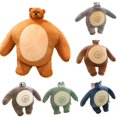 thumbnail image 2 of Ins - Panda/Perezoso/Elefante/Hipopótamo Cabeza pequeña Almohada de felpa Abrazo Cojín Novio Regalo de cumpleaños zhangyuxiang LED, 2 of 2