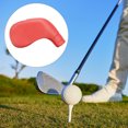 thumbnail image 2 of Toystoory 9 piezas de cubierta de palo de golf, cubiertas de cabeza de hierro impermeables, Protector portátil Golf Rojo, 2 of 6