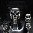 thumbnail image 3 of Skull Gear Stick Shift Knob Car Shifter Handle Head Transmissions Shifting Lever Fit Most Manual Automatic Cars Truck SUV, 3 of 5