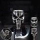 thumbnail image 2 of Selector de perilla manual automático, cubierta de perilla de cambio de metal calavera, perilla de palanca de automóvil de acero inoxidable moldeado, 2 of 4