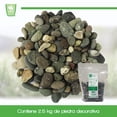 thumbnail image 3 of Piedra Decorativa - Ideal para macetas, Jardines, decoración Smart Garden Granulometría Grande, Sea Stone, 3 of 6