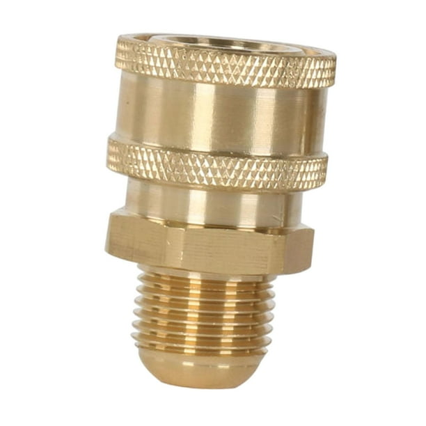 Conector adaptador para hidrolavadora de 3/8 de pulgada, conexión rápida, resistente para lavado de autos. femenino