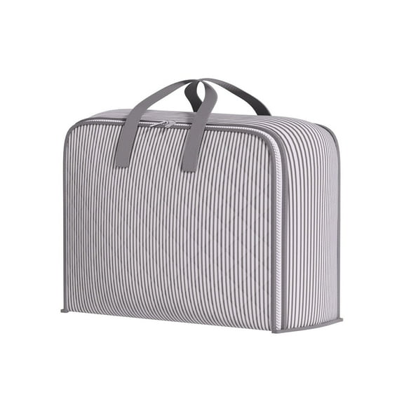 AYktou Heavy Duty Storage Bags, Space Saving Tote Bag with Handles, Large Size Clothes Quilt Sundries Storage Bag Moving Bags, Side Opening Organizer Bags for Home Storage Travel Supplies