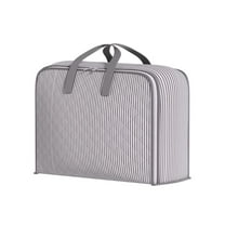 AYktou Heavy Duty Storage Bags, Space Saving Tote Bag with Handles, Medium Size Clothes Quilt Sundries Storage Bag Moving Bags, Side Opening Organizer Bags for Home Storage Travel Supplies