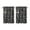Kitchen Food Colorful-52, variant on Vintage Kitchen Food Cooking Chef Tier Cafe Curtains for Bathroom Living RV Rod Pocket Window Drapes 36 Inch 2 Panels Set 28"x36" 2 Panels Window Treatment Tiers