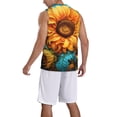 thumbnail image 2 of Sikiie Deep Yellow Colorful Sunflower Basketball Jersey Reversible Men's Mesh Athletic Sports Shirts Training Practice S-4XLLarge, 2 of 6
