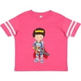 thumbnail image 3 of Inktastic Boy Prince, Knight In Shining Armor, Brown Hair Boys Toddler T-Shirt, 3 of 5
