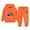 Orange, variant on Linfrsh Toddler Baby Boy Fall Outfit Set Long Sleeve Hoodie Sweatshirt Jogger Pants 2T 3T 4T 5T Boys Clothing
