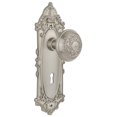 thumbnail image 1 of Nostalgic Warehouse Victorian Plate with Keyhole Egg & Dart Knob, Privacy - 2.75", Satin Nickel, 1 of 1