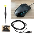 thumbnail image 4 of Misright Rubber Mouse Cable Metal Screwdriver Replacement Feet Pad for G300 G300S, 4 of 10