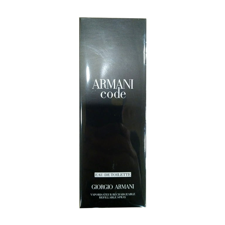 Giorgio Armani Code Eau De Toilette Refillable Spray 6.7 OZ