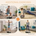 thumbnail image 2 of LifePro Rumblex Max 4D Vibration Plate Home Workout Equipment Exercise Machine, Black, 2 of 8