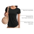 thumbnail image 4 of Remera CRZ YOGA de Algodón Pima Casual para Yoga Negra Talle L, 4 of 9