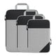 thumbnail image 3 of Cubos de embalaje de compresión, 3 piezas, bolsas organizadoras de maletas, correa de mano ampliable Negro, 3 of 9