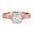 Moissanite Rose Tone Silver, variant on Moissanite Size-9 Art Deco Oval Vintage Rings Leaf Filigree Design CZ Wedding Engagement Ring For Women 925 Sterling Silver Gifts For Her