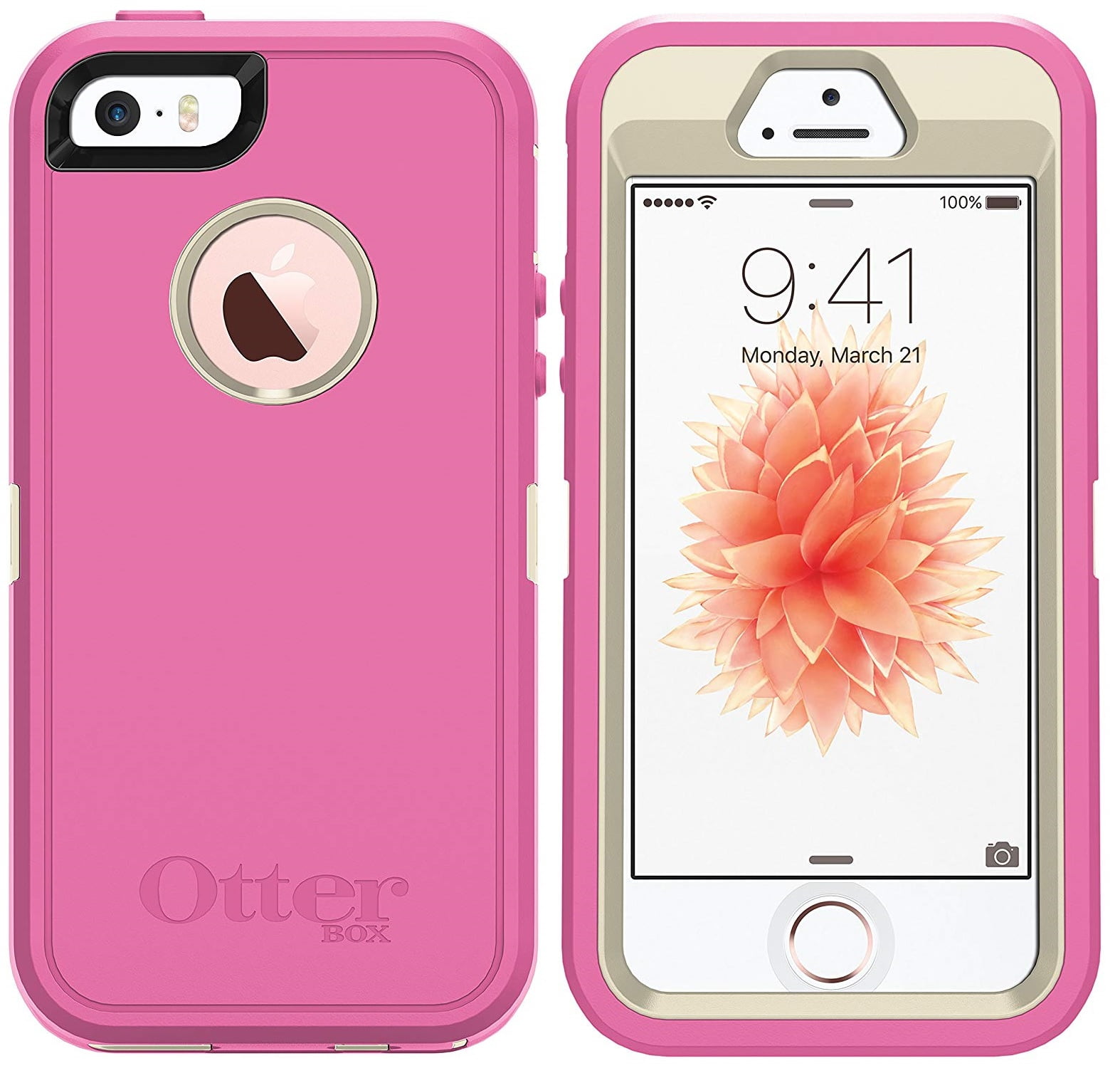 OtterBox Defender Series Case & Screen Protector (NO Holster) 3 Layer Protection for iPhone SE