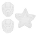 thumbnail image 1 of EeaseCA 3Pcs Creative Nail Liquid Storage Cup Stylish Manicure Delicate Shape Glass Cup, 1 of 8
