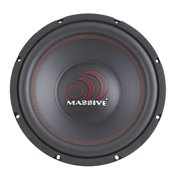 Massive Audio TKO 12-S4 Series 12 300-Watt-RMS Single Subwoofer, 4-Ohm