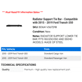 thumbnail image 2 of Radiator Support Tie Bar - Compatible with 2015 - 2019 Ford Transit-350 2016 2017 2018, 2 of 2