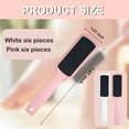 thumbnail image 4 of 12 Pcs Foot File for Dead Skin with Double Sided Foot Scraper for Dead Skin Foot Rasp for Dead Skin Foot Shaver Foot Scrubber Foot Files Kit Heel Scraper, Pink, White, 7.87 x 1.77 Inches (Pink, W, 4 of 8