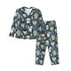 thumbnail image 1 of Fotbe Winter Animal Friends Conjunto de Pijama de Manga Larga para Mujer con Estampado, Ropa de Dormir de 2 Piezas, Conjunto de Casa Suave y Cómodo con Bolsillos-XX-Large, 1 of 7