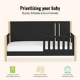 thumbnail image 4 of Dream On Me Soho Toddler Bed In Matte Black Vintage, 4 of 6