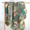 thumbnail image 5 of Couverture en Coton Boho Couvre-Lit Double Face Linge de Lit Housse de Canapé Drap (150 x 200 cm), 5 of 5