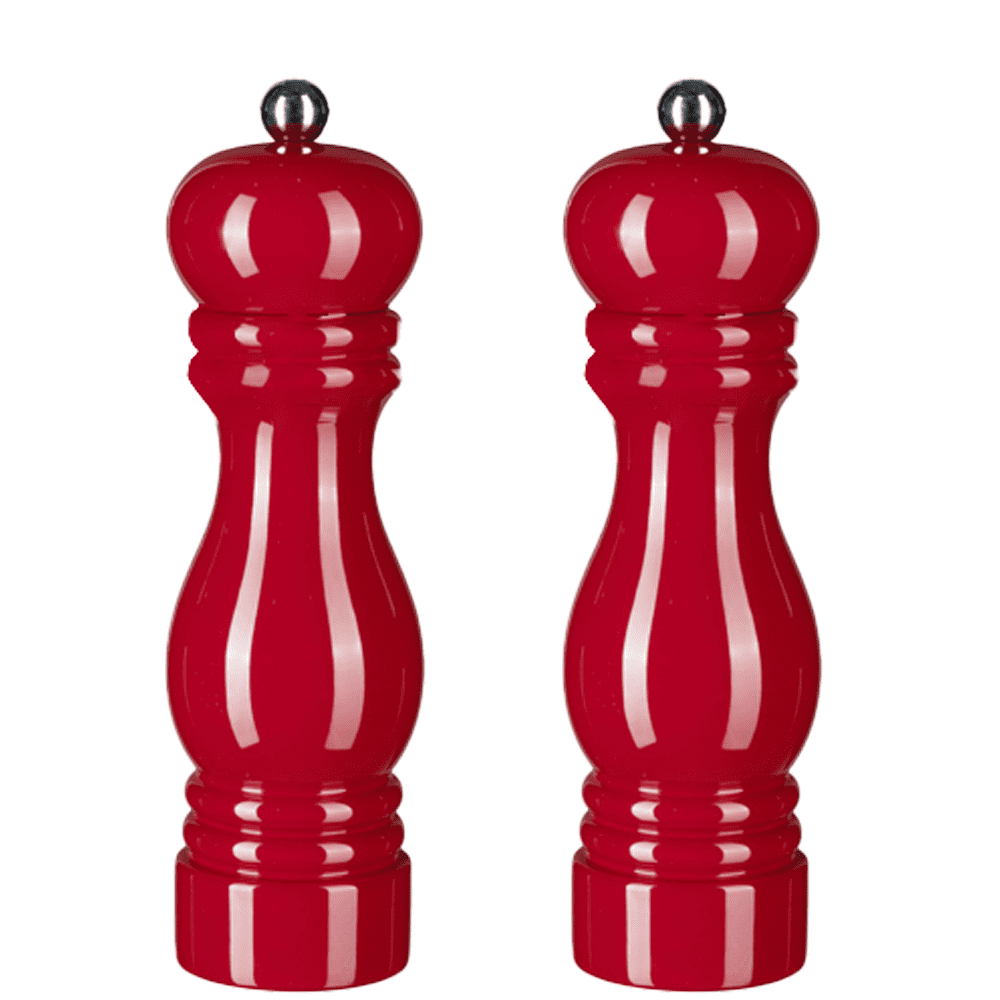 Manual Refillable Solid oak Wood Salt Shaker and Pepper Grinder Spice