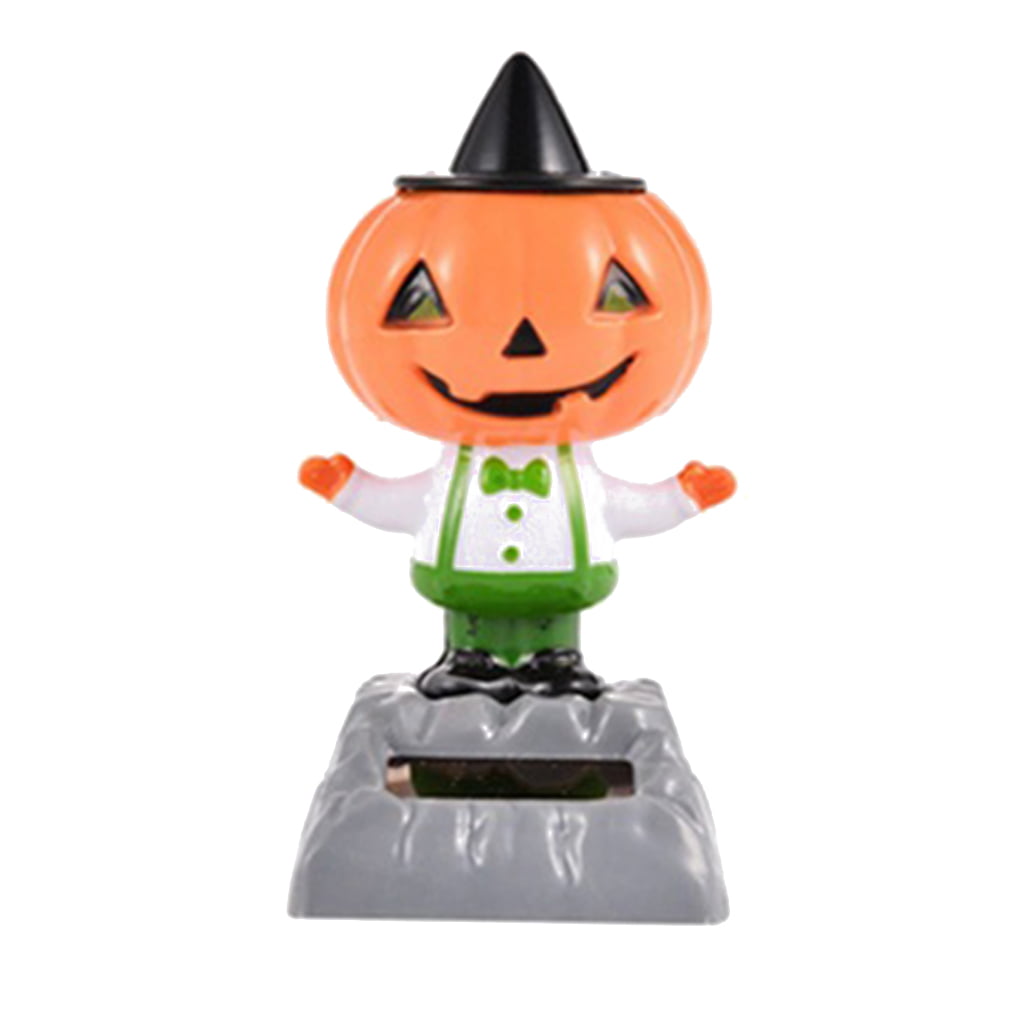 Halloween Party Favor Happy Toy! Fall Jacko Lantern Solar Dancing Pumpkin 