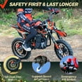 thumbnail image 2 of FRP FX40 40cc Dirt Bikes, 4-Stroke Gas Dirtbike for 13+, Mini Dirt Bike with Pull Start, Rear Disc Brake, EPA Certified, 20MPH Max Speed, Up to 132 LBS - Red, 2 of 7