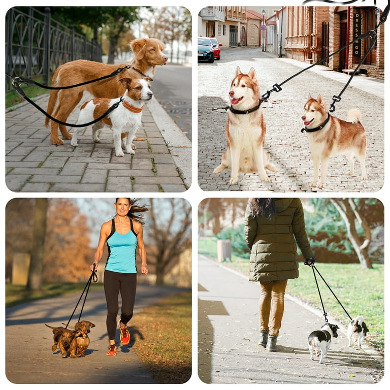 Double dog hotsell leash walmart