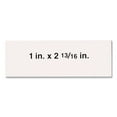 thumbnail image 3 of 1 in. x 2.81 in. Copier Mailing Labels - White (100-Sheet/Box 33-Piece/Sheet), 3 of 3