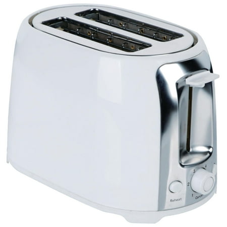 

Brentwood 2-Slice Cool-Touch Toaster with Extra-Wide Slots (White and Stainless Steel)