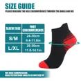 thumbnail image 2 of LNGOOR MTATMT 1Pair Compression Sock  Low Cut Socks Men & Women - Ankle Compression Running Socks with Arch Support, 2 of 7