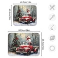 thumbnail image 3 of Christmas Tree Truck Snowman Dish Drying Mat 18x24 Absorbent Microfiber Draining Rack Pad for Kitchen Counter Sink, 3 of 8