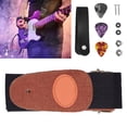 thumbnail image 3 of SUTENGDA Guitar Strap Neck Belt Celluloid Picks with Install Parts Stringed Instrument AccessoriesBlack, 3 of 5