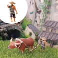 thumbnail image 3 of Miniatura 1:64 perfke figuras antiguas chinas decoración Tierra cultivable gris, 3 of 9
