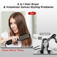 thumbnail image 6 of Hair Dryer Brush, Aima Beauty 4 in 1 Blow Dryer Brush and Styler Volumizer, Ceramic Hot Air Brush for All Hair Types, Gift for Women, Black, 6 of 9