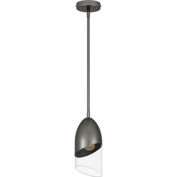 Quoizel Haynes 1-Light Black Chrome Mini Pendant Light