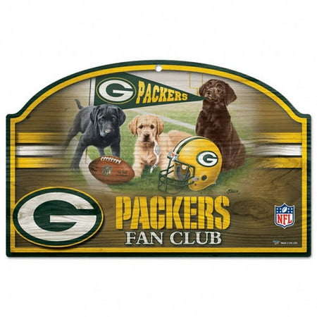 NFL - Green Bay Packers 11x17 Wood Sign: Jim Killen Art