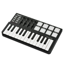 WORLDE Panda &nbsp;Mini  25 Key USB MIDI Keyboard Controller With 8 Backlit Drum Pads.